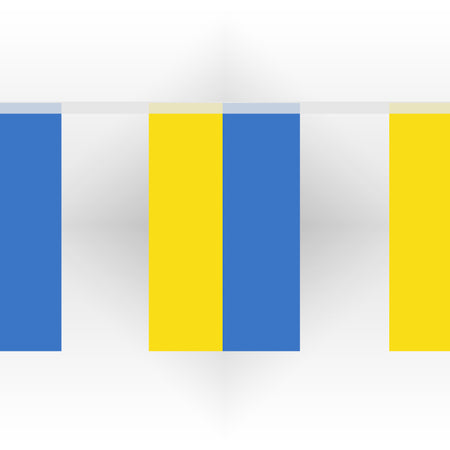 Ukrainian Flag Bunting - 2.4m