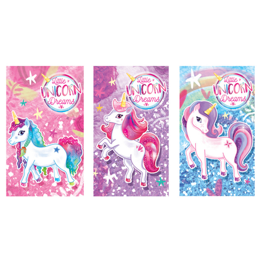 Mini Unicorn Notebook - Assorted - 9cm x 5.5cm -  Each