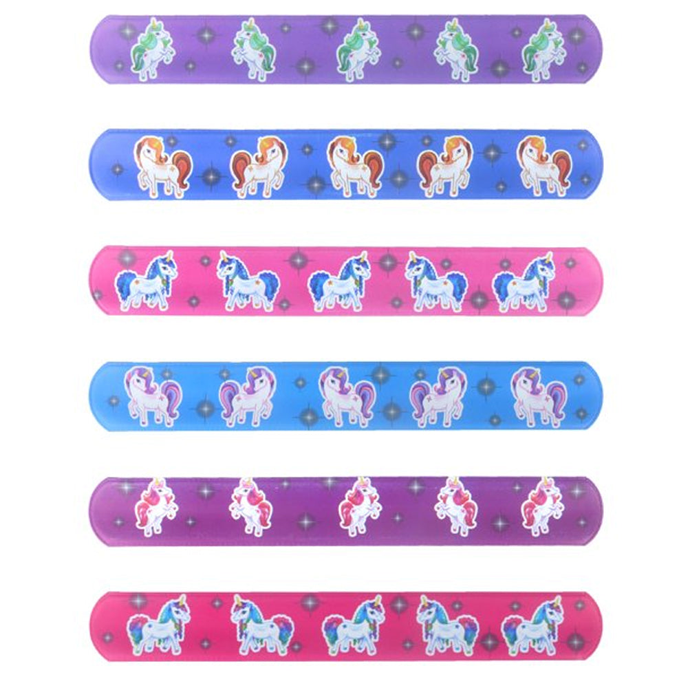 Unicorn Snap Band Bracelets - Assorted Designs - Each