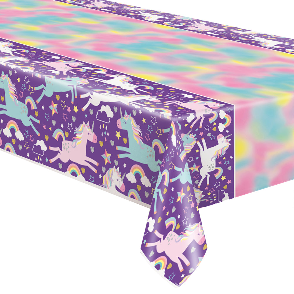 Unicorn Tablecloth 2.1m x 1.3m Party Packs