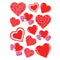 Heart Window Stickers - 12