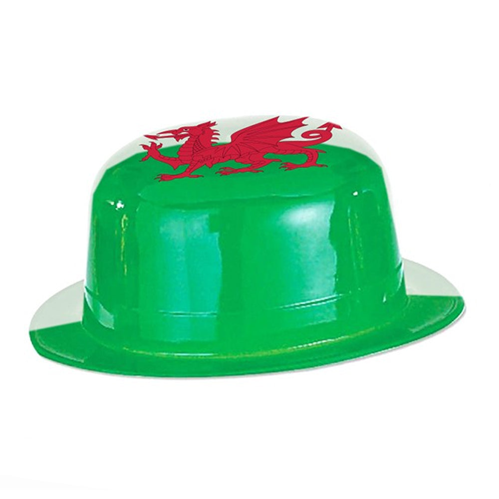 Welsh Plastic Bowler Hat