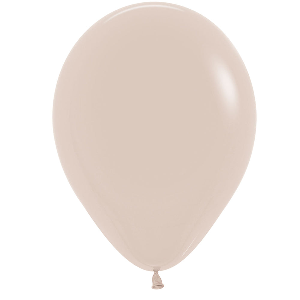 White Sand Latex Balloons - 12" - Pack of 10