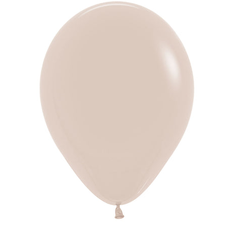 White Sand Latex Balloons - 12