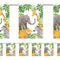 Wild Jungle Paper Flag Bunting Decoration - 2.4m