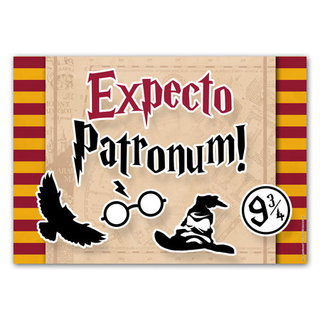 Wizard Expecto Patronum Poster Decoration