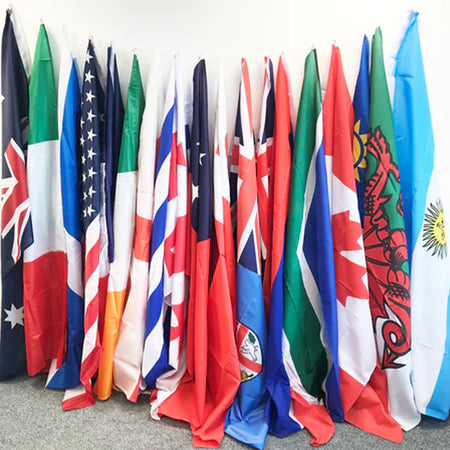 Football World Cup 2022 Cloth Flag Pack - 32 Flags