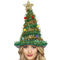 Tinsel Christmas Tree Hat