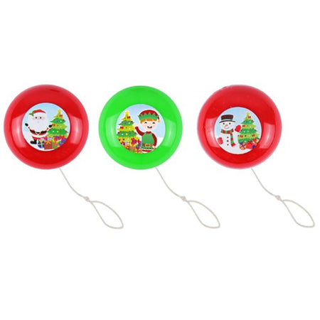 Christmas Themed Yo-Yo - 3.8cm - Assorted Designs