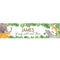 Young, Wild and THREE Jungle Animals Personalised Banner Decoration - 1.2m